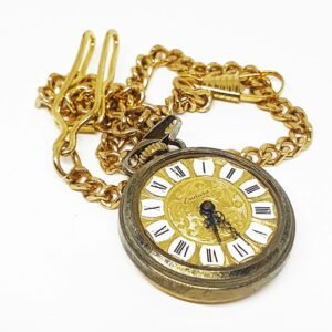 Vintage Endura Swiss Pocket Watch | Gold-tone Vintage Pendant