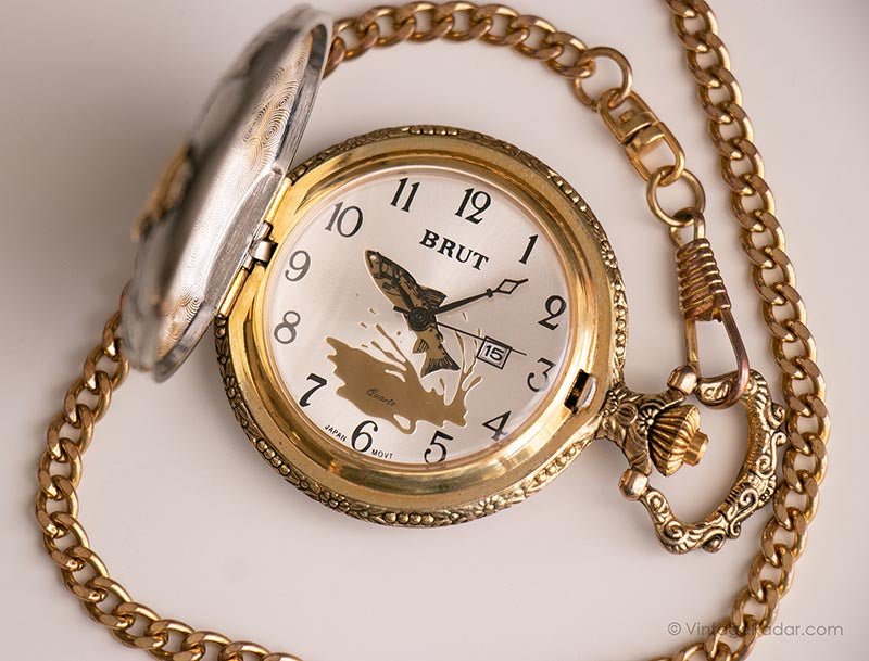 Vintage Fisherman Pocket Watch | Fishing Gift Watch for Men - Image 7