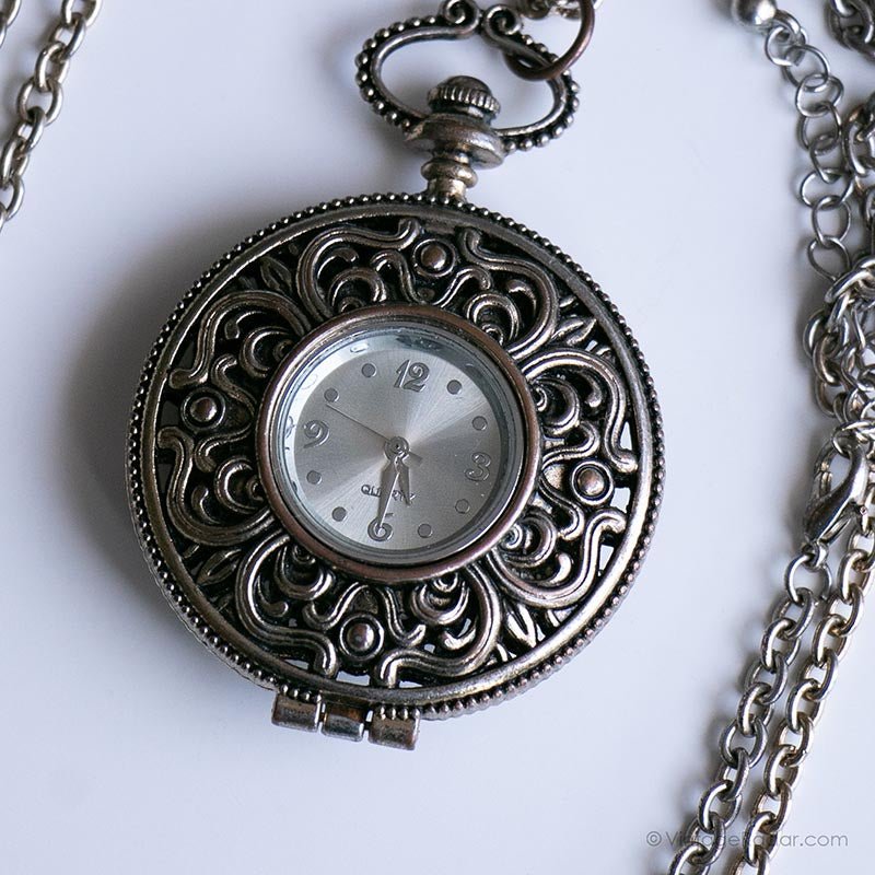 Vintage Dress Pocket Watch for Ladies | Elegant Pocket Watch for Her