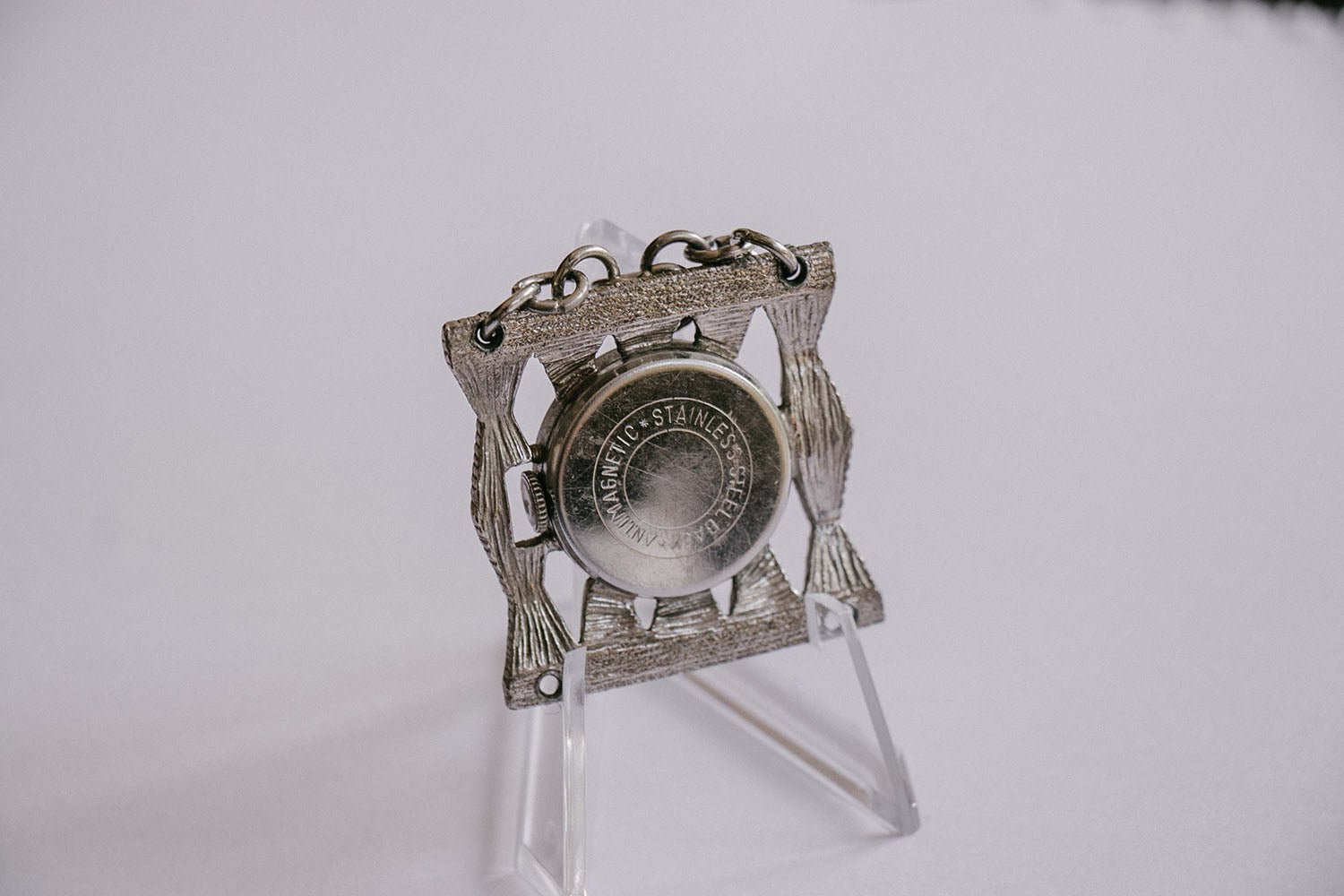 Blue Chelsea Pocket Watch Pendant for Women | Wedding Jewelry for Women - Image 4