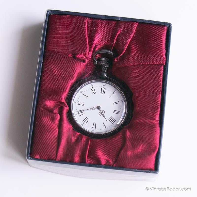 Vintage Luxury French Pocket Watch | Gunmetal Pocket Watch - Image 2