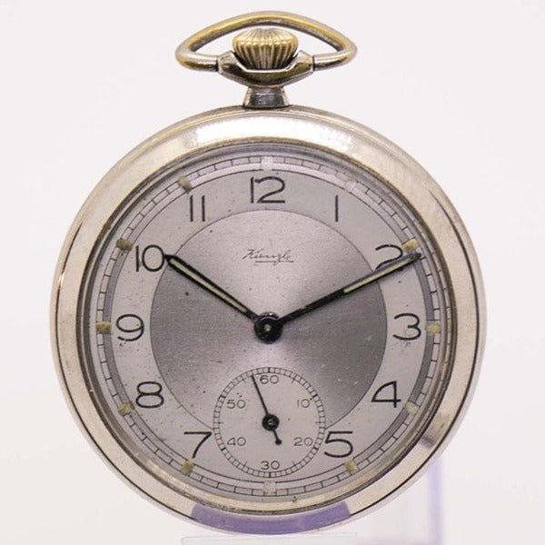 1960s Vintage Kienzle German Pocket Watch | Military Railroad Watch