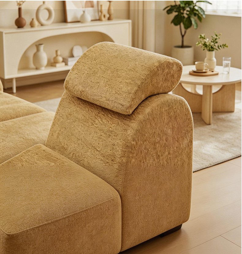 S278 Modern Italian Designer S-Shaped Lounge Chair Fabric Ergonomic Chaise Longue Vacuum Compressed Space Saving Sofa
