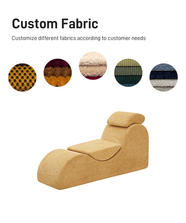 S278 Modern Italian Designer S-Shaped Lounge Chair Fabric Ergonomic Chaise Longue Vacuum Compressed Space Saving Sofa