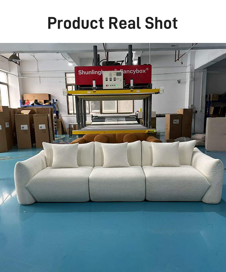 S218-3 Modular Compression Sofa High Density Foam Couch Contemporary Living Room Seating Apartment Hotel Furniture Package