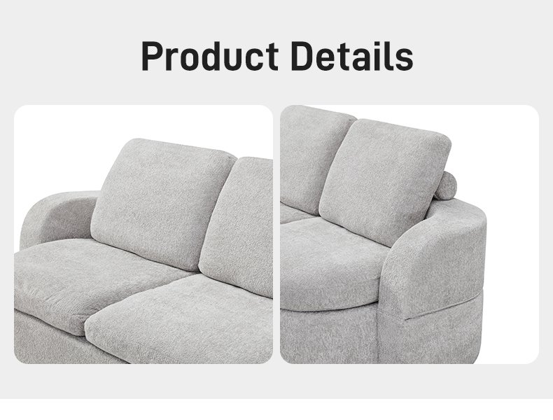 S272 Customized Vacuum Compression Sofa High Density Foam Sofa Space Saving Modern Living Room Furniture Cushion 2 Soft Sofas