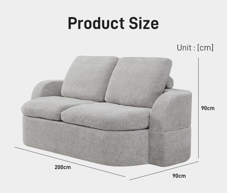 S272 Customized Vacuum Compression Sofa High Density Foam Sofa Space Saving Modern Living Room Furniture Cushion 2 Soft Sofas