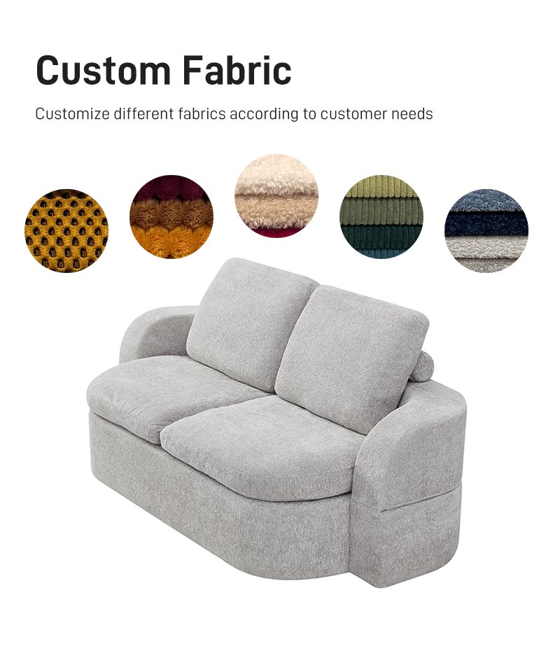 S272 Customized Vacuum Compression Sofa High Density Foam Sofa Space Saving Modern Living Room Furniture Cushion 2 Soft Sofas