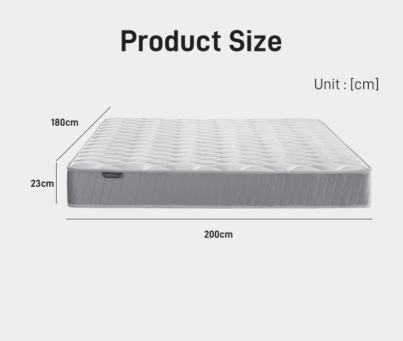 M005 2026 New Independent Bag Spring Cartons Compressed Sofa 23cm Thick 1.5/1.8 m Household Mattresses Simple Fashion Design on Sale