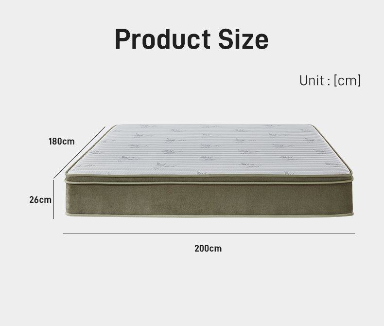M006 2026 New Modern Compact Stand-alone Bag Spring Compression Mattress Skin-friendly Knitted Fabrics High Rebound Sponges on Sale