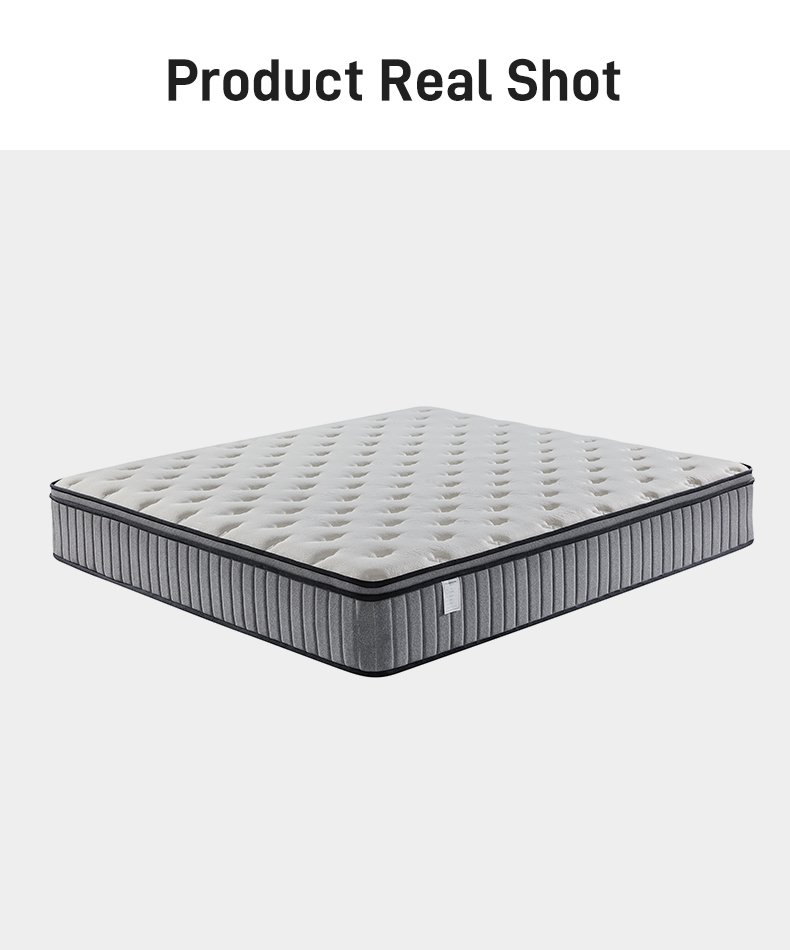 M009 Bedroom Villa Hotel Apartment High-end Knitted Fabric Spring Sponge Mattress New Design Compression Mattress Mattress in the Box