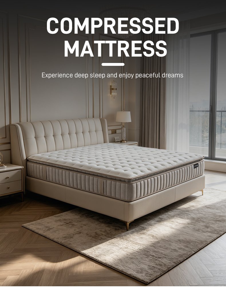 M013 Hot a Compression Mattress in a Box 29 cm Thick Bedroom Hotel Guest House Protect the Spine Independent Bag Spring Mattresses