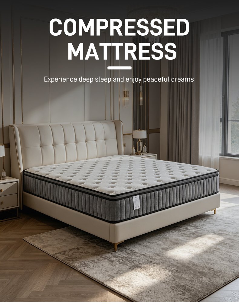 M016 2024 New Style Thickened Sponge Spring Compression Mattress 30cm Thickness Customized Bedroom Villa Hotel Comfortable Mattress