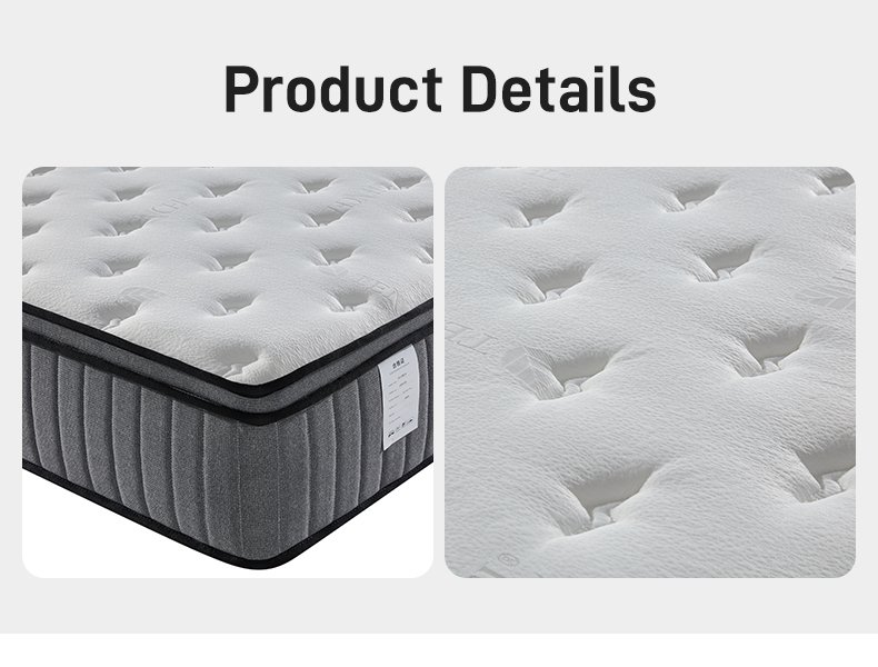 M016 2024 New Style Thickened Sponge Spring Compression Mattress 30cm Thickness Customized Bedroom Villa Hotel Comfortable Mattress