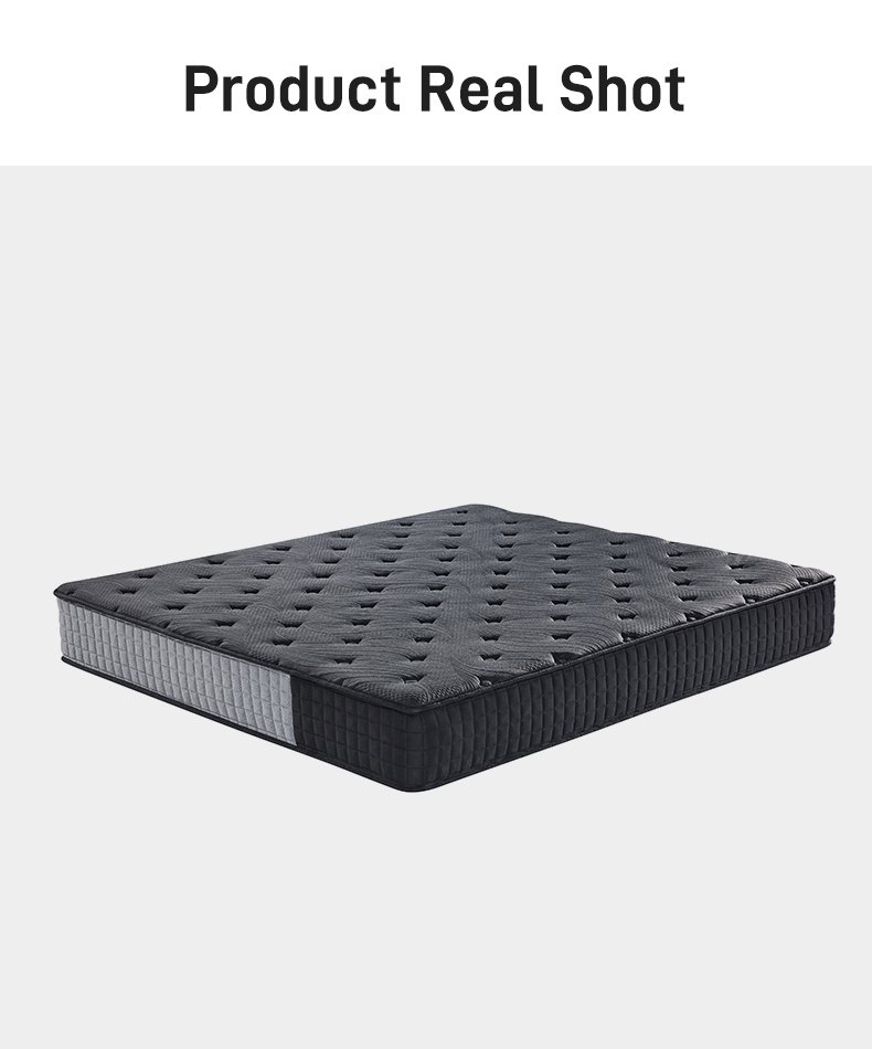 G001 Vacuum Compressed Pocket Spring Mattress Cotton Cover Space Saving for Home Hotel Apartment