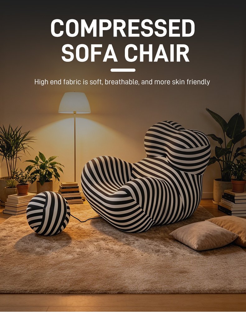 S219 Italian Design High Quality Luxury Modern Sofa Unique Furniture Leisure Chair Compressed Sofa Chair for Sale at a Low Price