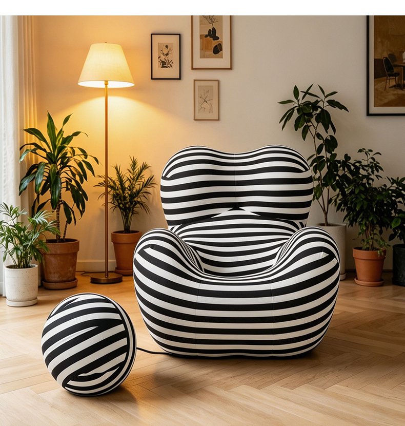 S219 Italian Design High Quality Luxury Modern Sofa Unique Furniture Leisure Chair Compressed Sofa Chair for Sale at a Low Price