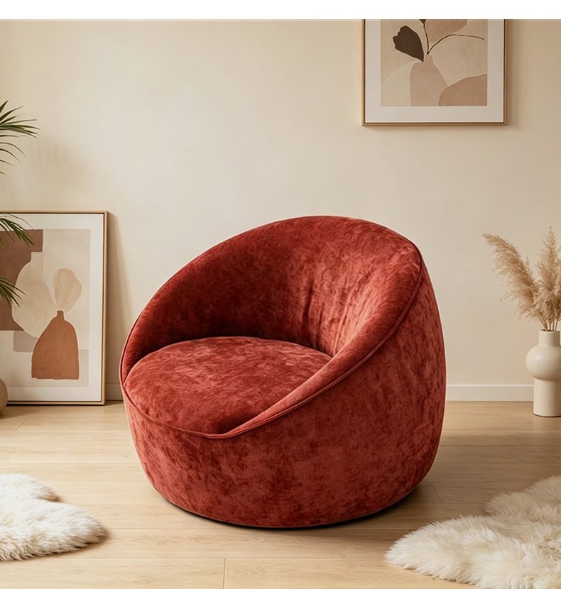 S216 Shunlinghang Modern Minimalist Furniture Sponge Fabric Compression Sofa Lazy Sofa Single Person Leisure Sofa Chair Armchair