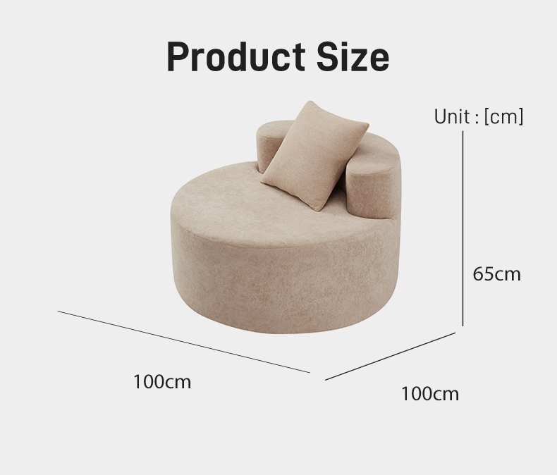 S241-1 New Living Room Bedroom Double Armrest Single Person Leisure Sofa Vacuum Packed Compressed Sofa Fabric Sofa Cheap Sale