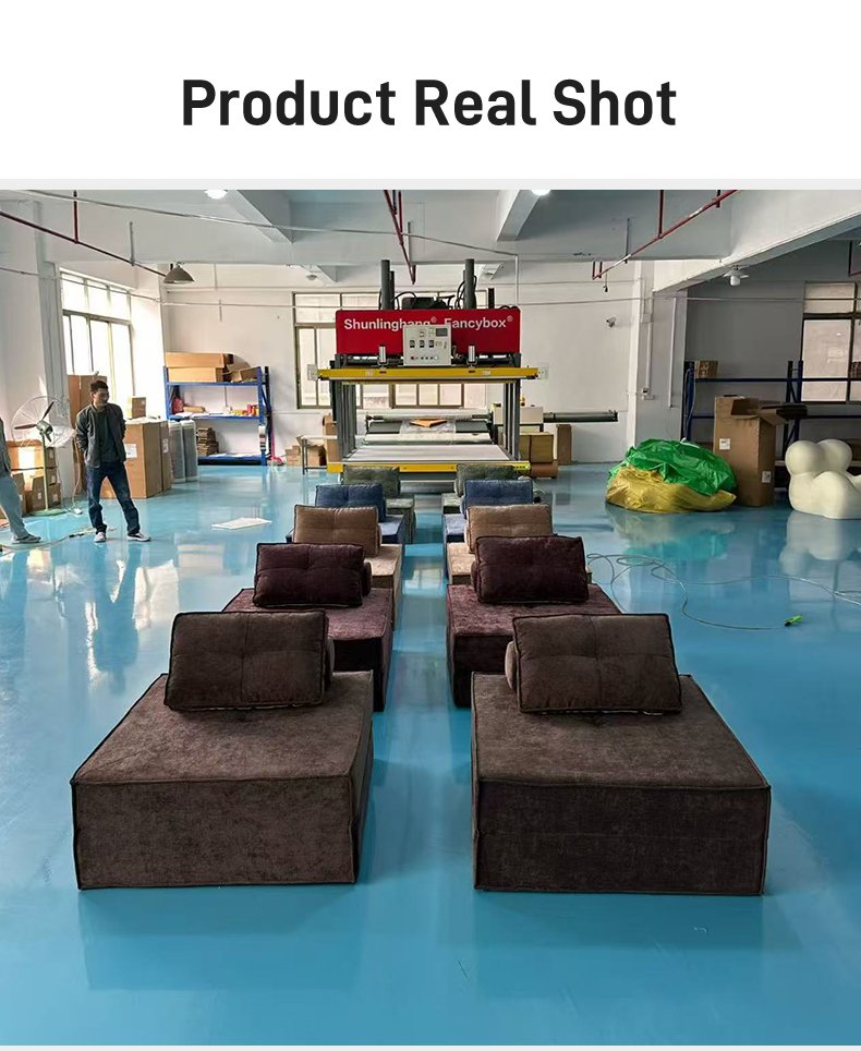 S246 Shuangling Folding Compression Sofa Foldable Sofa Bed Living Room Furniture Customizable Size and Color