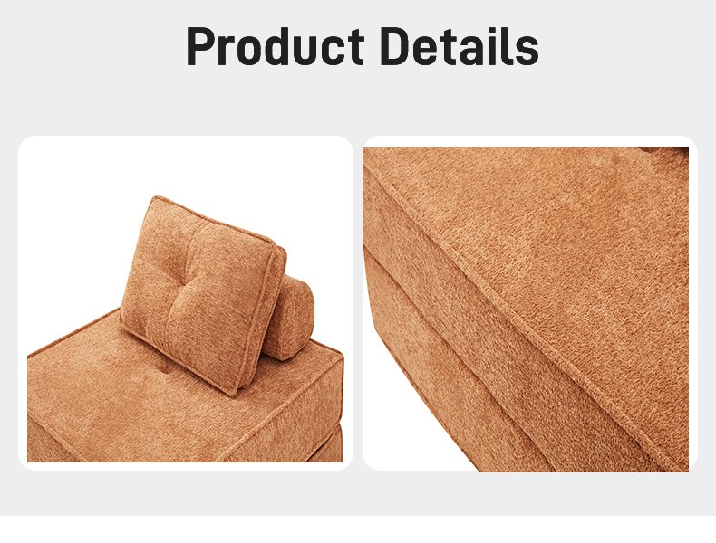 S246 Shuangling Folding Compression Sofa Foldable Sofa Bed Living Room Furniture Customizable Size and Color