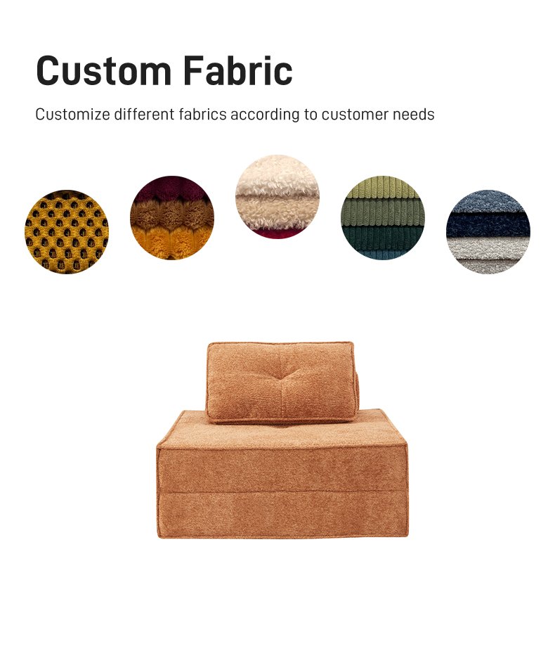 S246 Shuangling Folding Compression Sofa Foldable Sofa Bed Living Room Furniture Customizable Size and Color