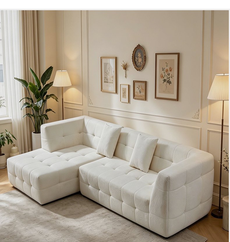 S248 Corner Empress Sofa Premium and Elegant Compact Sofa - Box Sofa Customizable in Size and Color