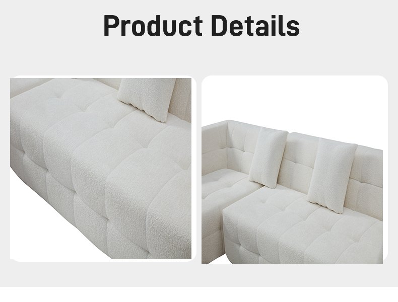 S248 Corner Empress Sofa Premium and Elegant Compact Sofa - Box Sofa Customizable in Size and Color