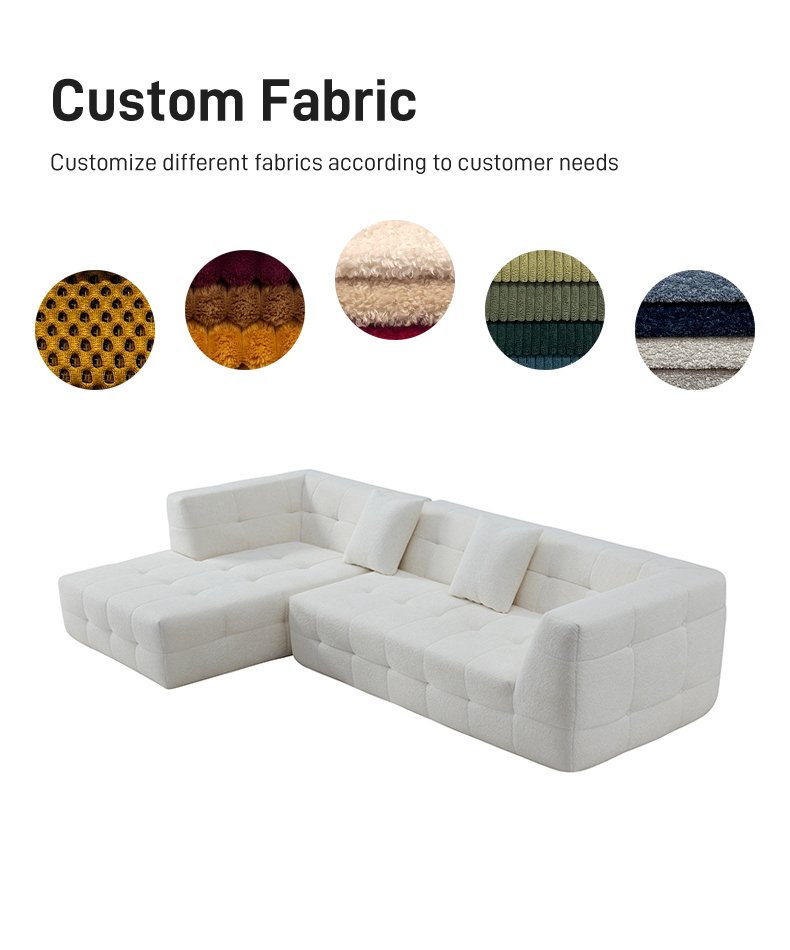 S248 Corner Empress Sofa Premium and Elegant Compact Sofa - Box Sofa Customizable in Size and Color