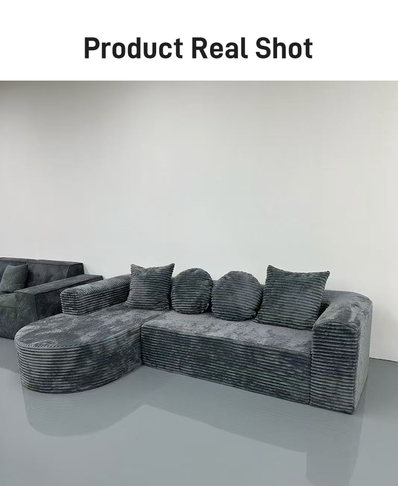 S260 Custom Compression Sofa Suit Fabric Vacuum High-density Foam Compression Packaging Sofa