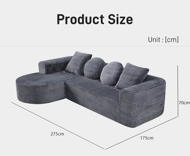 S260 Custom Compression Sofa Suit Fabric Vacuum High-density Foam Compression Packaging Sofa