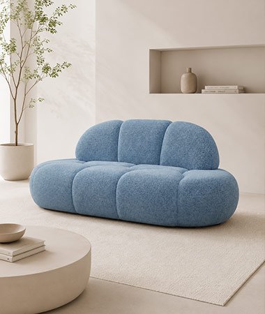 Compressed sofa