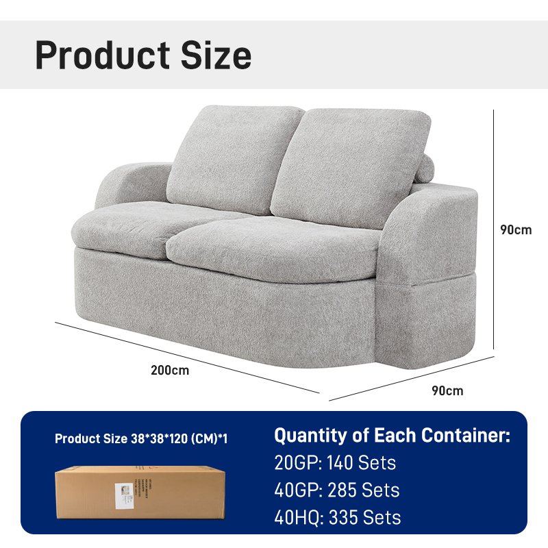 S272 Customized Vacuum Compression Sofa High Density Foam Sofa Space Saving Modern Living Room Furniture Cushion 2 Soft Sofas