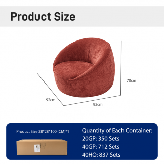 S216 Shunlinghang Modern Minimalist Furniture Sponge Fabric Compression Sofa Lazy Sofa Single Person Leisure Sofa Chair Armchair
