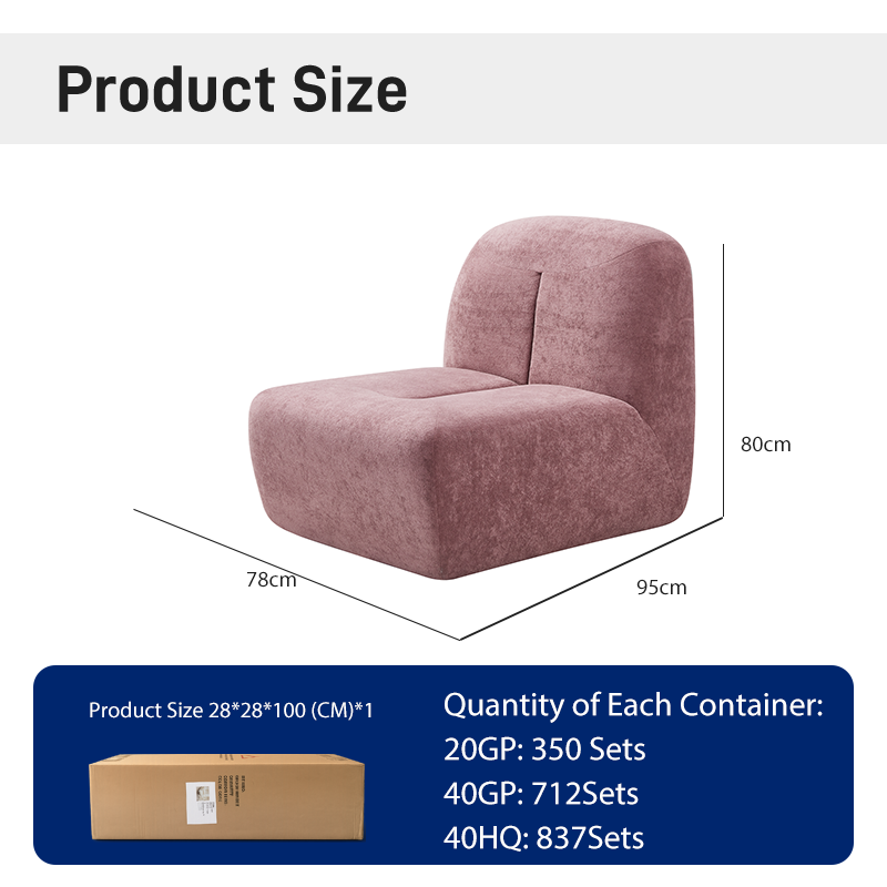 S228 Corner Empress Sofa Premium and Elegant Compact Sofa - Box Sofa Customizable in Size and Color